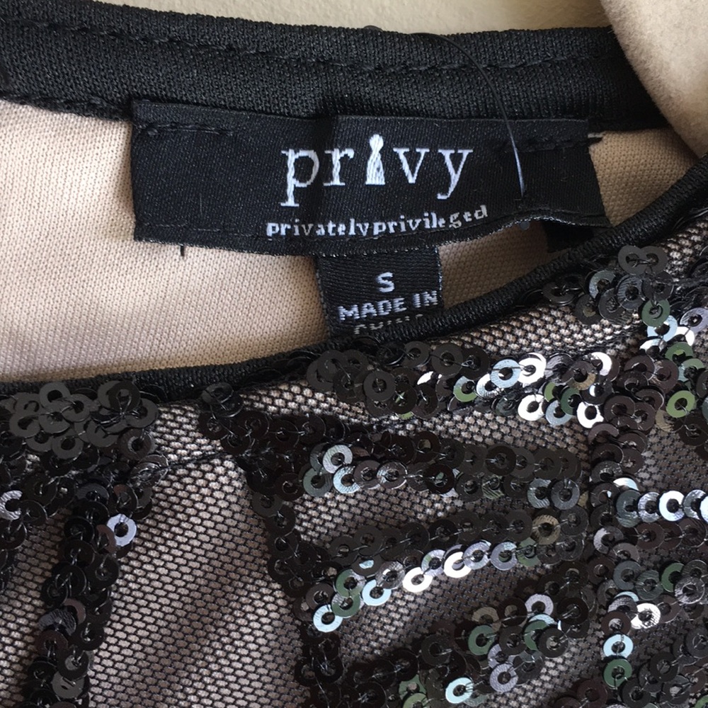 SEQUINED BODY-CON DRESS - Picture 6 of 6